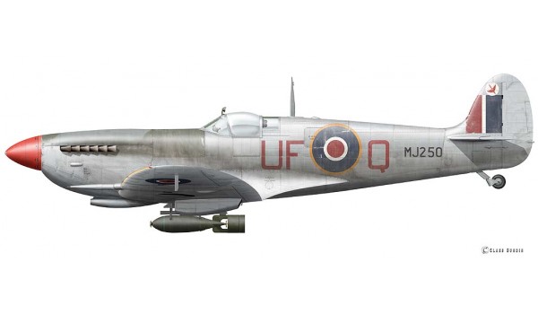 Spitfire Mk IXC, Desmond Ibbotson, July 1944